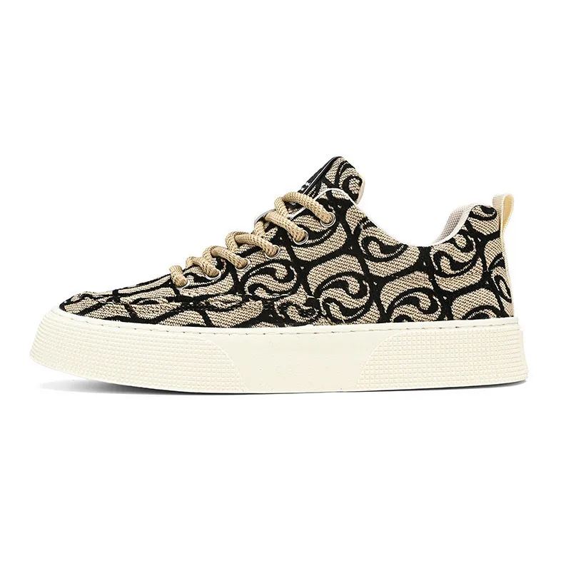 Men's Breathable Canvas Sneakers Summer – Trendy Versatile Casual Skate Shoes, Lightweight Sports & Leisure Shoes for Men